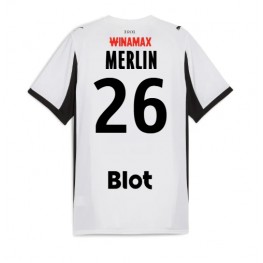 Stade Rennais Quentin Merlin #26 Uit tenue 2025-26 Korte Mouw